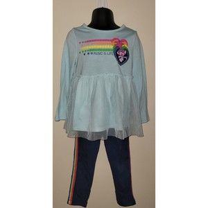 Girls Dreamworks Trolls Size 3T Blue 2 Piece Outfit